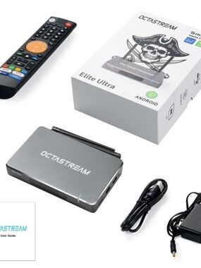 Octastream Elite Ultra Android Streaming Box - Gray